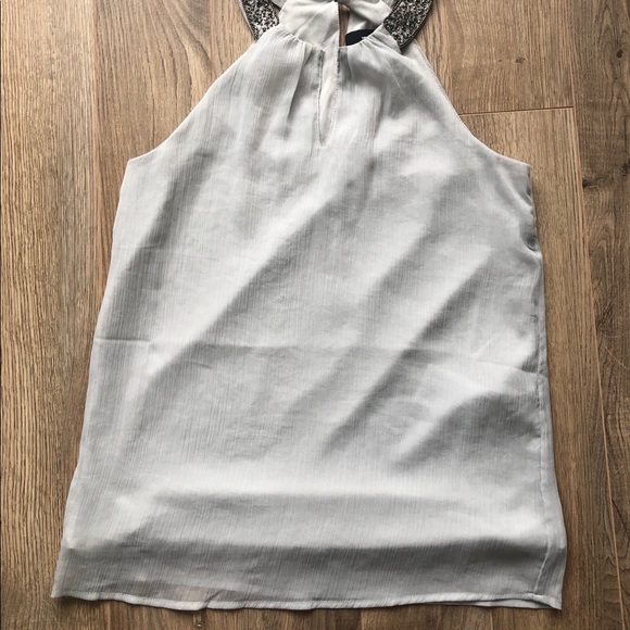 4/16$ NWOT vero moda elegant gray top - Picture 5 of 7